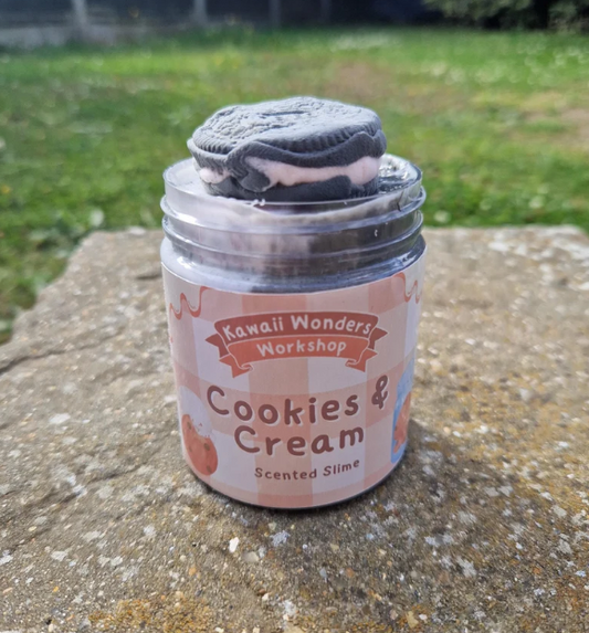 Kawaii Cookies & Cream 6 oz Slime